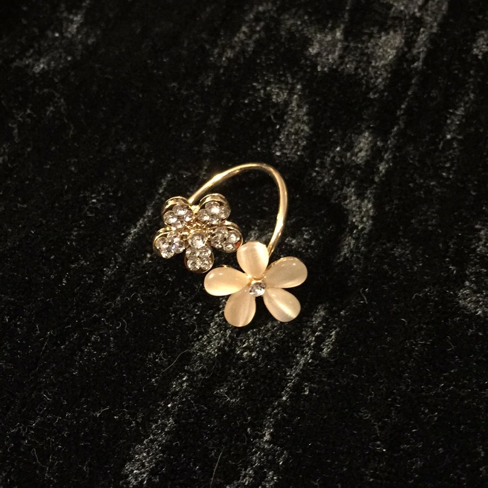 Crystal and Stone Ring